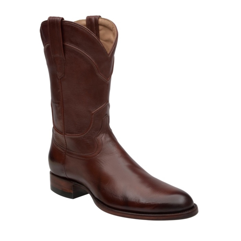 BACHESTO- The TEX Russet (D) classic Roper boot